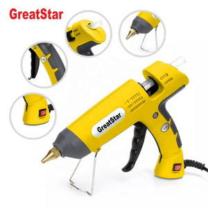 Greatstar Customized Hot Melt Glue Gun DIY Crafts Tools 30W hot melt glue gun with Glue Sticks