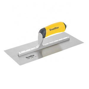 Pro Stainless Steel Plastering Trowel Finishing Trowel Concrete Plaster Trowel With Pro-Grip Handle