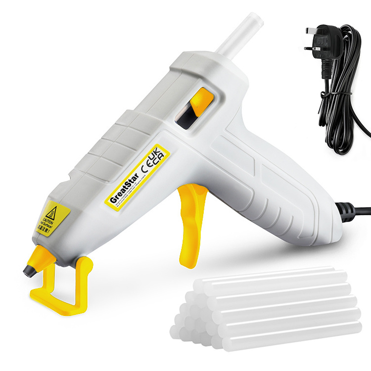 GreatStar 10W electric heating Hot Melt Glue Gun with 20pcs Glue Sticks Mini Glue Gun for Arts and Crafts