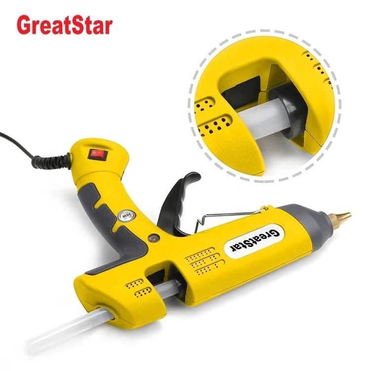 Greatstar Customized Hot Melt Glue Gun DIY Crafts Tools 30W hot melt glue gun with Glue Sticks