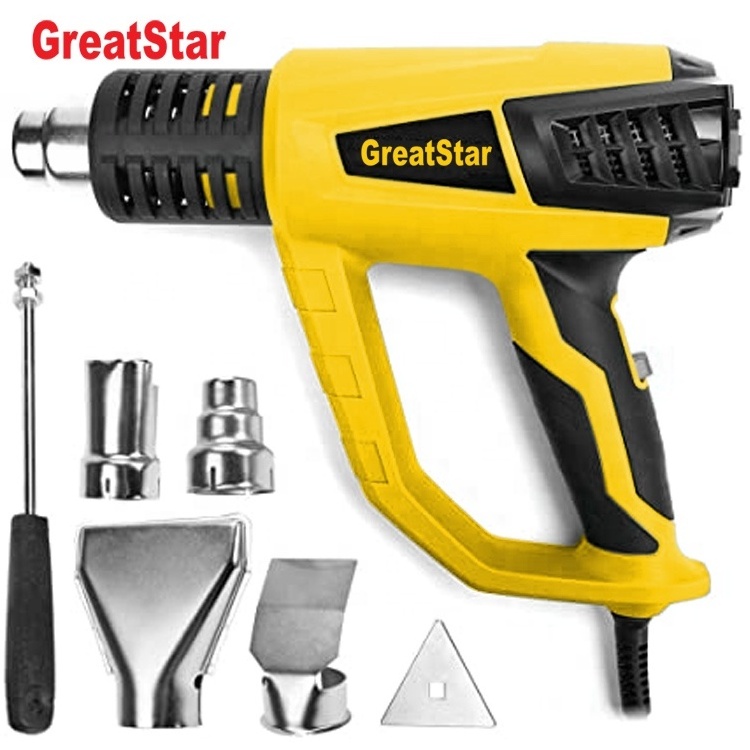 Greatstar 3 Temperature Modes 2000W High power Heat Gun for removing paint and heating or thawing purposes Heat Gun