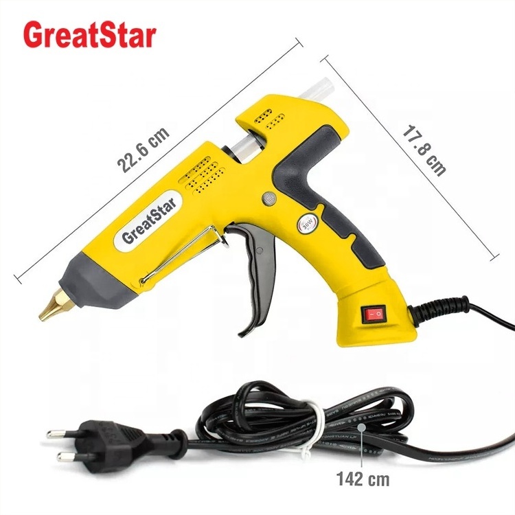 Greatstar Customized Hot Melt Glue Gun DIY Crafts Tools 30W hot melt glue gun with Glue Sticks