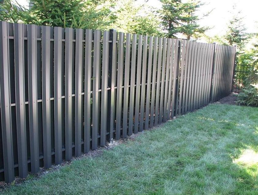 Newly Design Privacy Aluminum Composite Fencing Aluminium Horizontal Fence Panels For Home