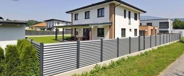 Newly Design Privacy Aluminum Composite Fencing Aluminium Horizontal Fence Panels For Home