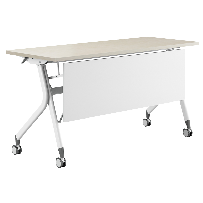 Greatway Movable Training Conference Table With Wheels Training Room Students Desk