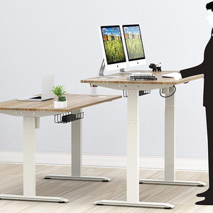 Modern Office table Automatic Dual Motor Standing Desk Electric Height Adjustable Desk