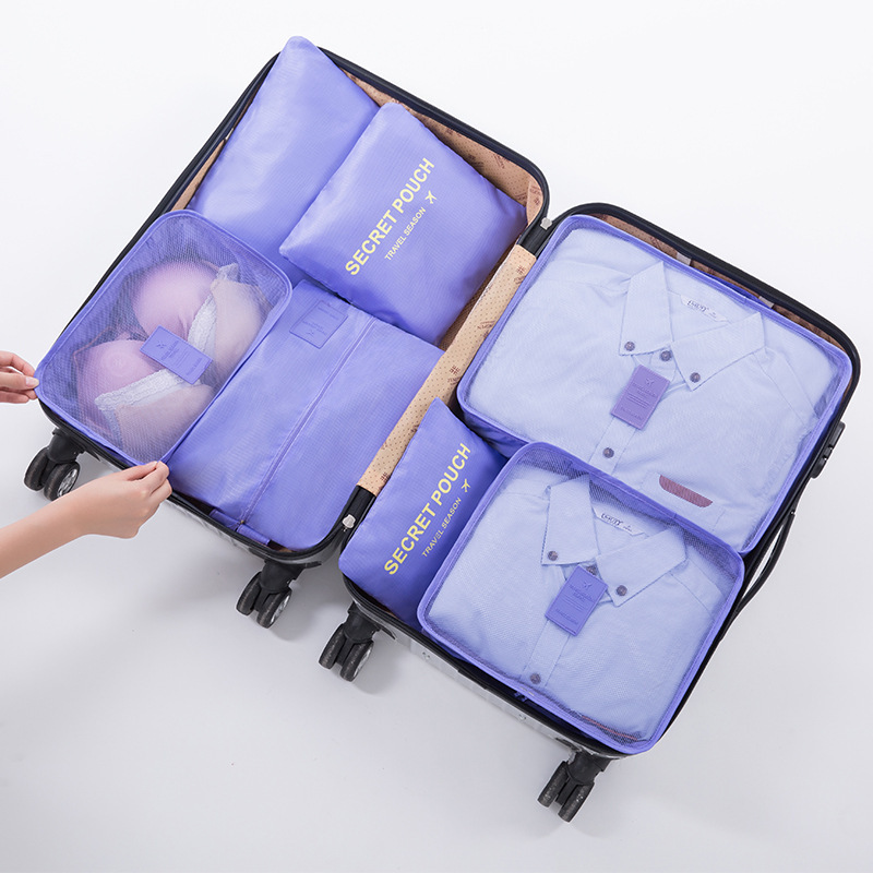 Packing Cubes Set For Travel 7 Pcs Packing Organizers Bags Set With Toiletries Bag For Luggage Suitcase