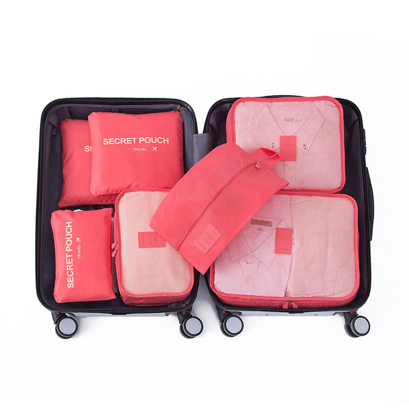 Packing Cubes Set For Travel 7 Pcs Packing Organizers Bags Set With Toiletries Bag For Luggage Suitcase