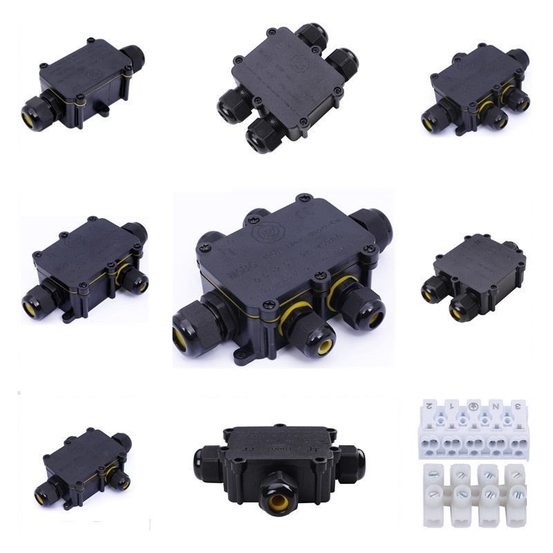 Hot sale ETL M682 PG9 M16  small IP67 IP68 2pin 3pin 2 way waterproof cable connector for 4-8mm cable