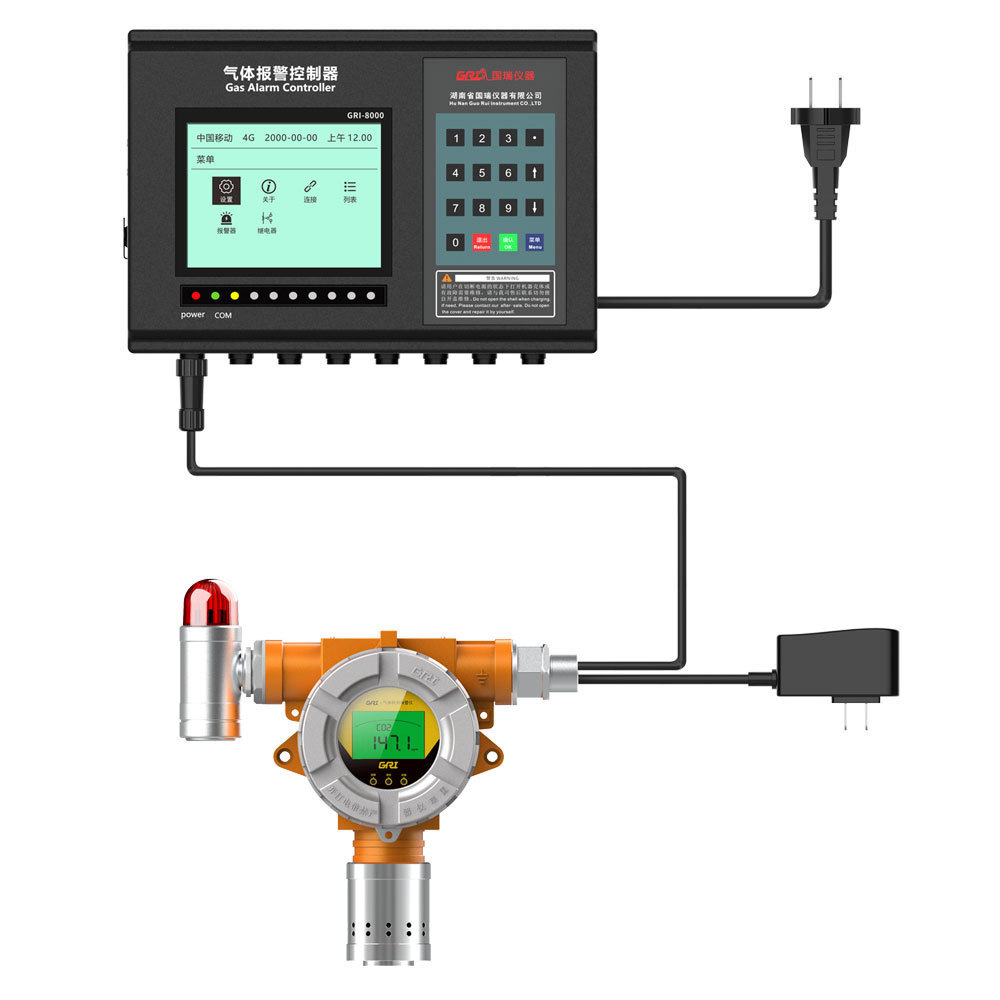 GRI-9106-R-SF6 Intelligent Fixed SF6 Gas Transmitter Model IP65 Hot sale Sulfur hexafluoride Gas Leak Detector