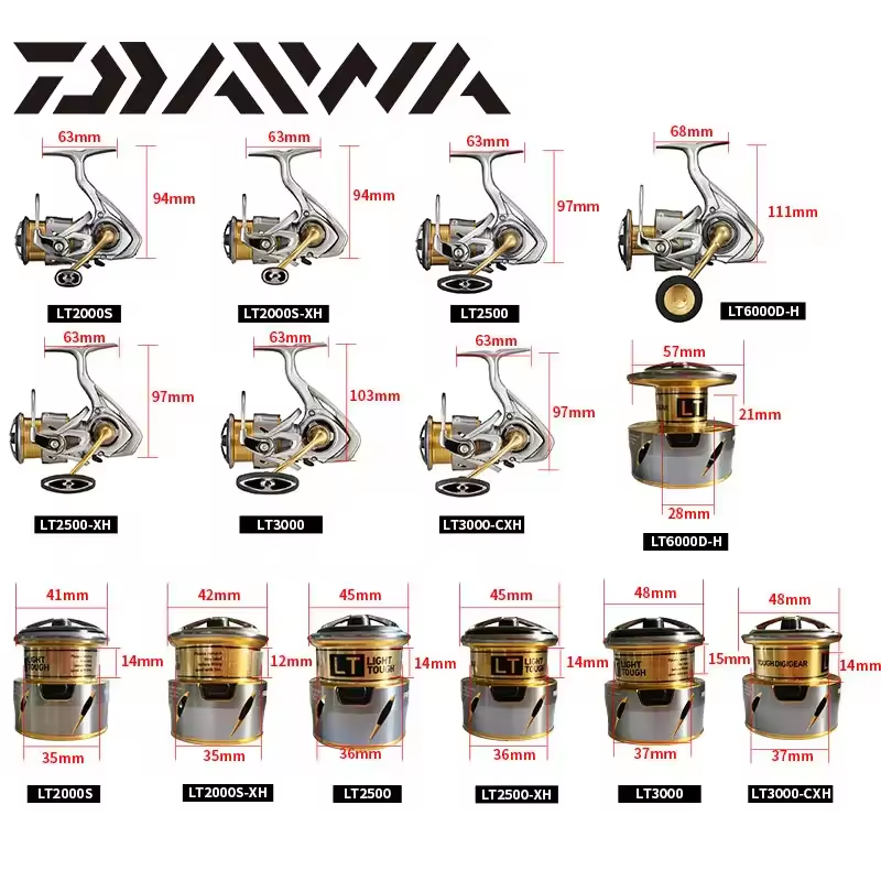 2021 ORIGINAL DAIWA FREAMS CS LT ZAION V MAX 1000S 2000S-XH 2500 3000-C 4000-C 5000-CXH 6000D-H Saltwater Spinning Fishing Reels