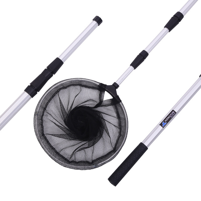 3M 2M 1.8M Aluminium Alloy Collapsible and Adjustable Nylon Fishing Landing Net