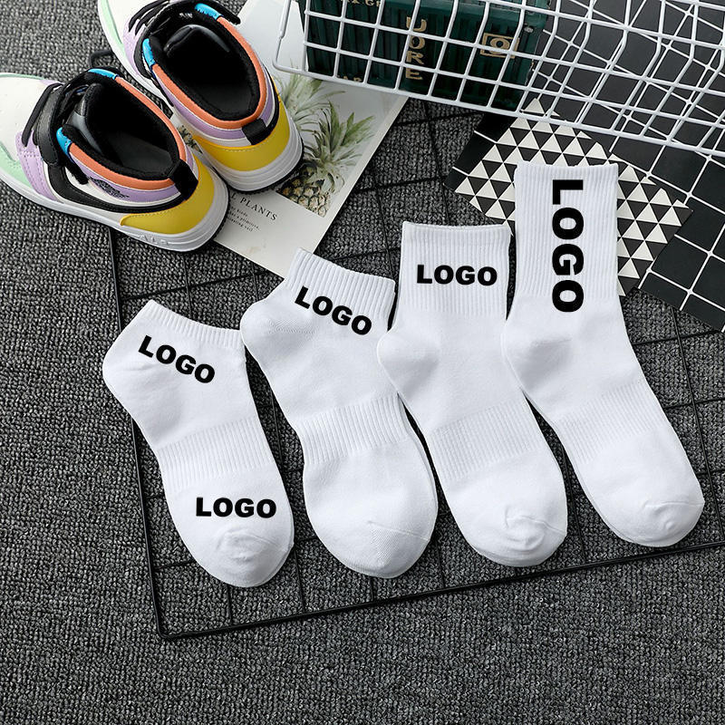 Wholesale 100% Cotton Embroidery High Quality Crew Ankle Knitted Jacquard Cushion Basketball Unisex Men Sports Custom Logo Socks