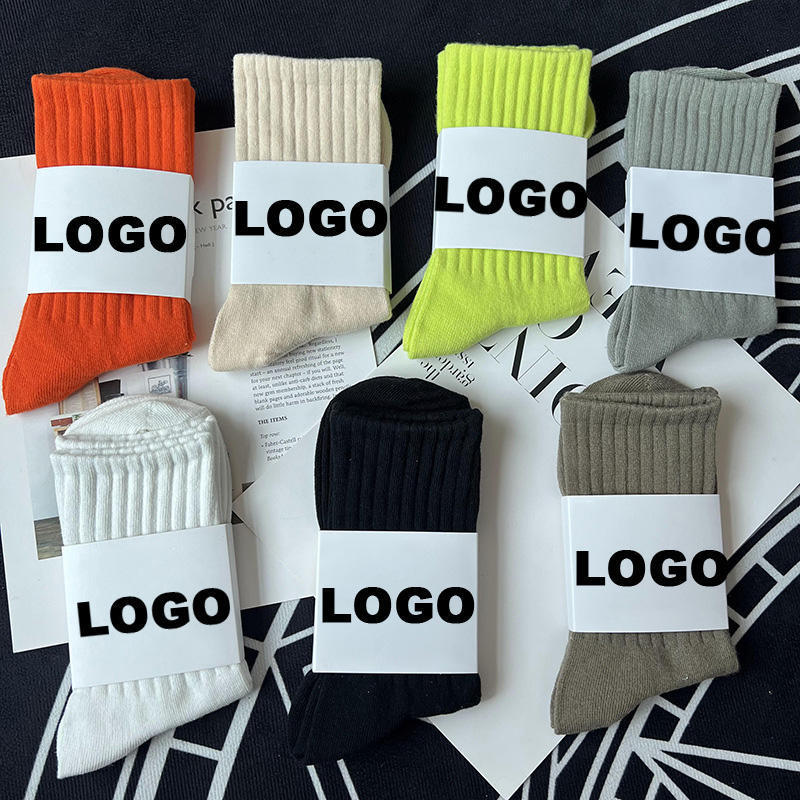 Wholesale 100% Cotton Embroidery High Quality Crew Ankle Knitted Jacquard Cushion Basketball Unisex Men Sports Custom Logo Socks