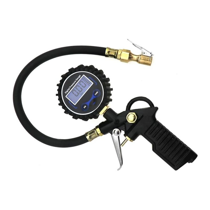 GTYPRO Digital Tire Inflator Gauge Air Line Tyre Pump Pressure Tester Valve  Tire Pressure Gauge 3-200PSI