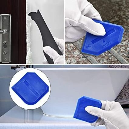 5pcs Caulking Tool Kit Silicone Sealant Grout Finishing Tool and Caulk Remover for Kitchen Bathroom Floor Window Shower