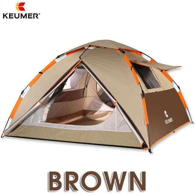 Automatic outdoor family tent for beaching/hiking/sporting event,rainproof double layers leisure tent,KEUMER