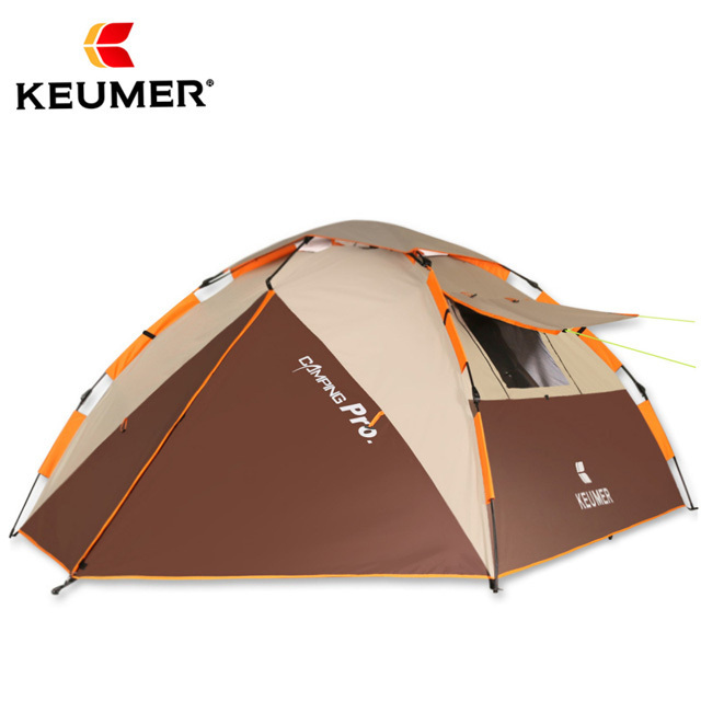 Automatic outdoor family tent for beaching/hiking/sporting event,rainproof double layers leisure tent,KEUMER