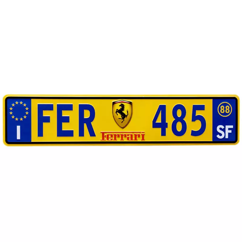 Custom Design 52*11cm Aluminum European License Plate Euro License Plate Reflective European License Plate Wholesale