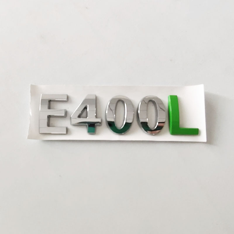 Custom Logo Chrome Car Emblem Badge with AUTO Standard Tape