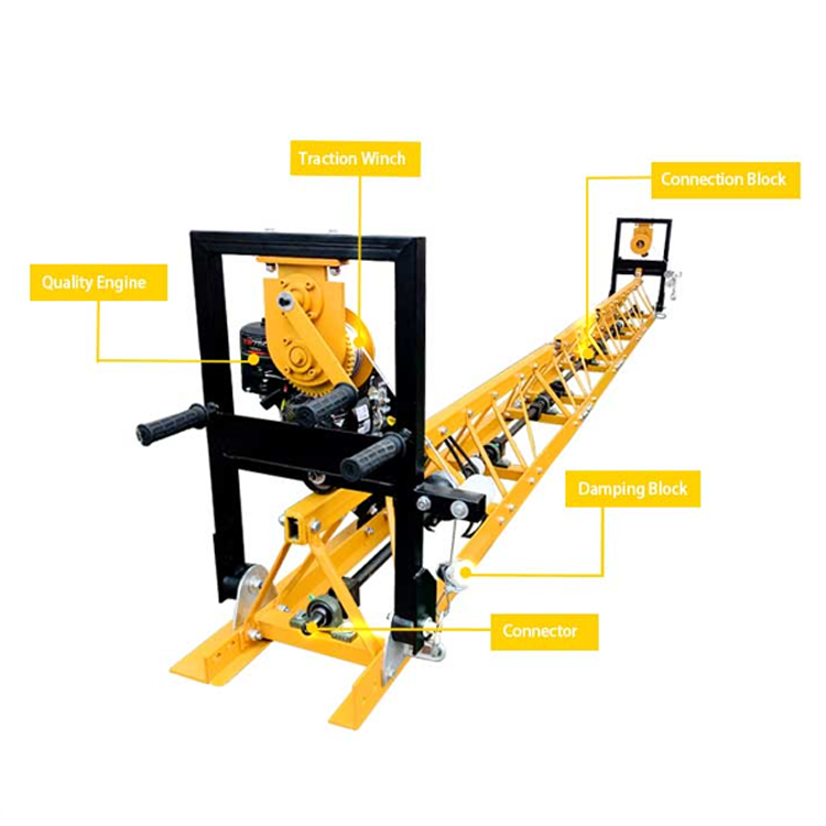 Vibrating Concrete Truss Screed Road Paver Road Construction Machinery Concrete Finishing Screed Leveling Machine