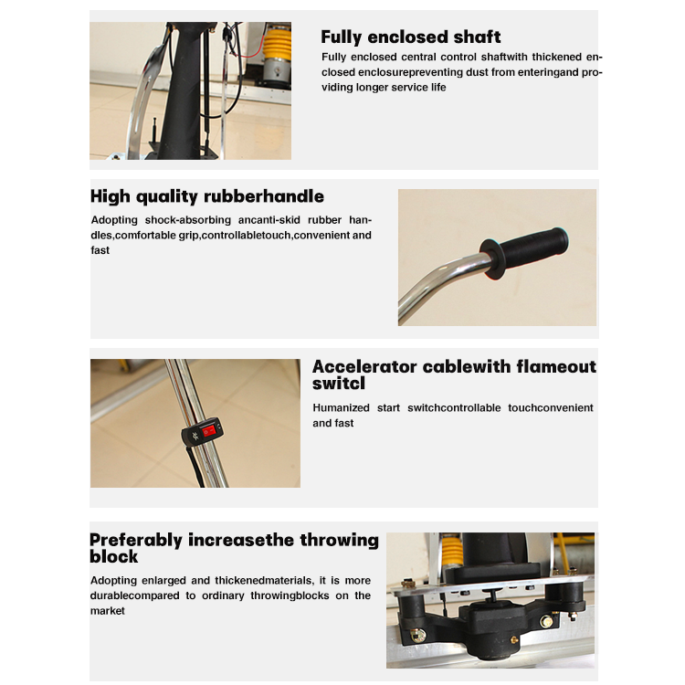 Factory High Quality Cordless Leveling Vibrator Machines Concrete Vibrating Screed