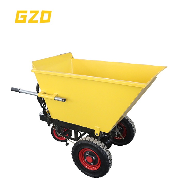 Low Moq Goods Flatbed Electric Trolley For Construction Dumper