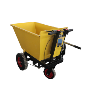 Low Moq Goods Flatbed Electric Trolley For Construction Dumper