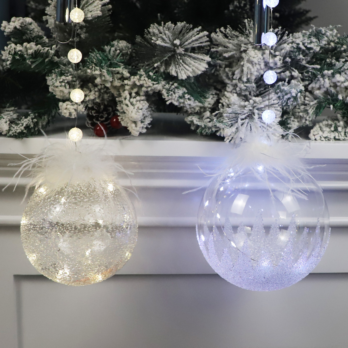 clear white glass ornaments for christmas baubles giant glass balls xmas tree glass baubles