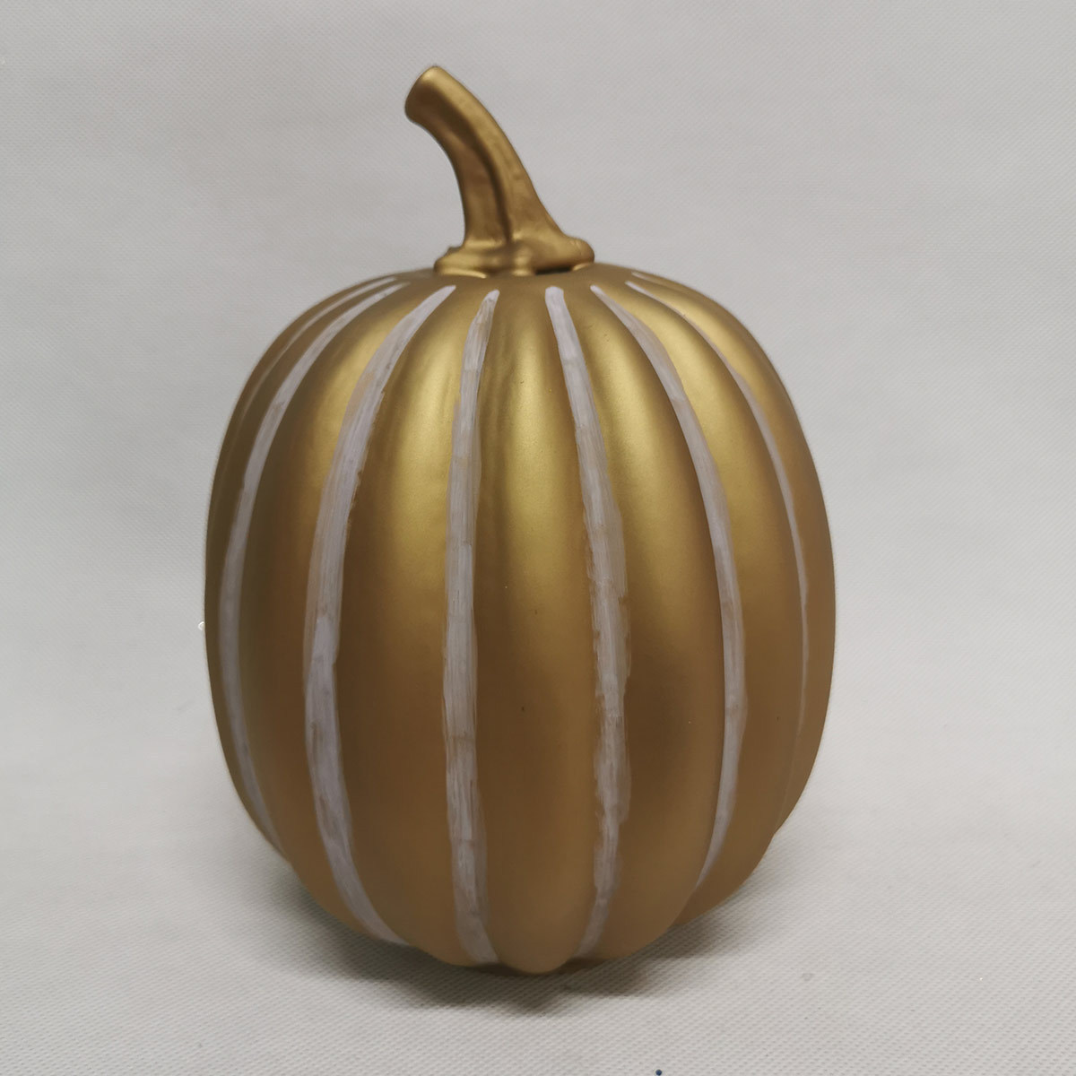 Baoying copper glass pumpkin table halloween decoration artificial decorative craft pumkins figurine decor wholesale for home