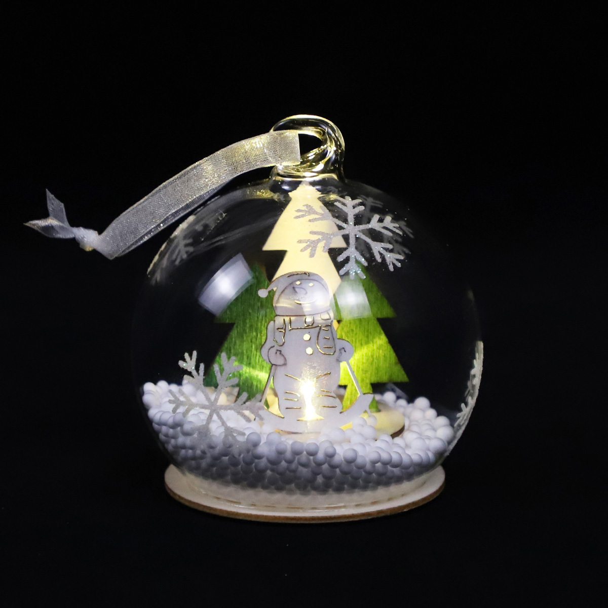 80mm hot sale christmas lights christmas ornament blown glass ball small glass balls