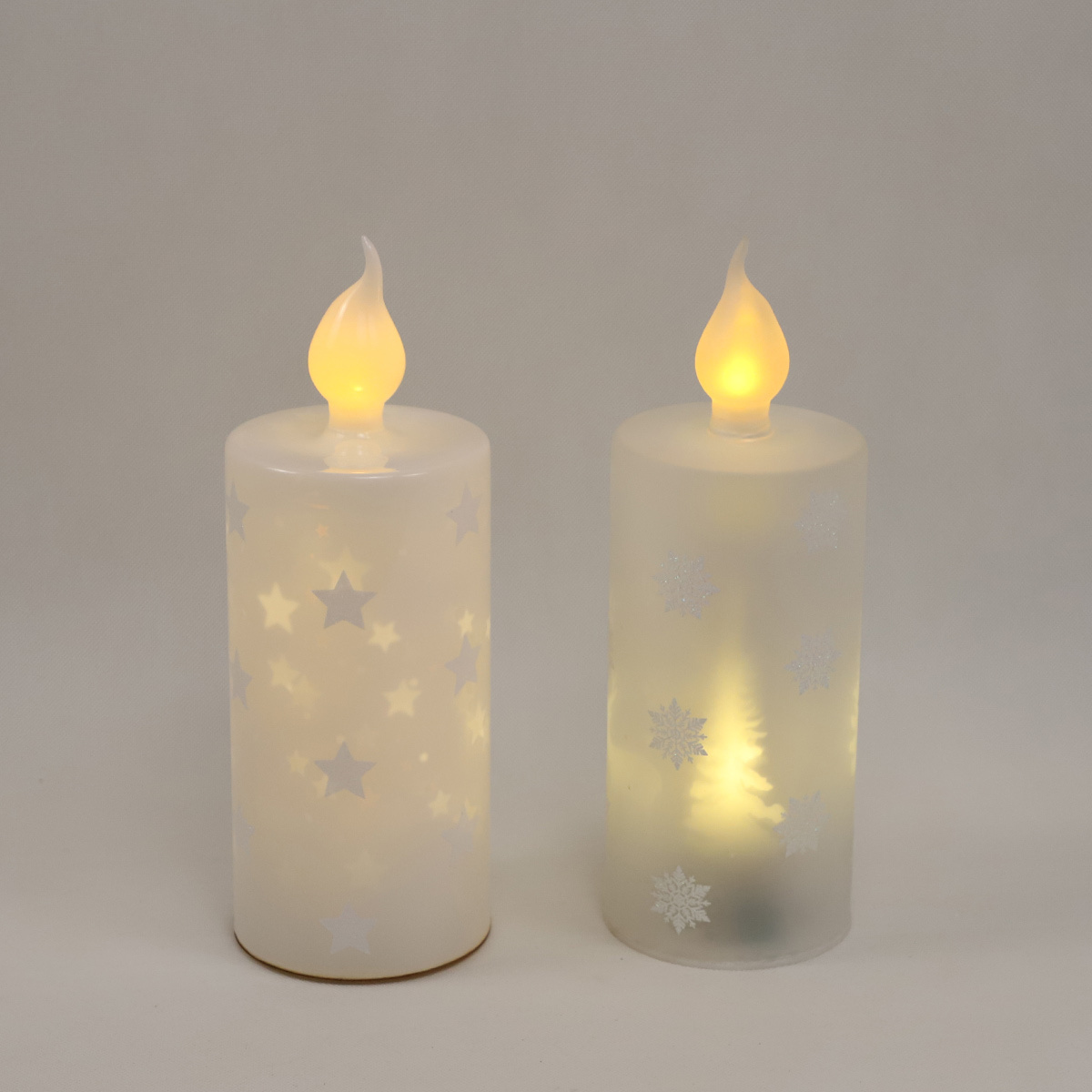 Personalized Warm Led Candles Electrical Candle Safety Christmas Festival Feeling Decoration Good Present For Children