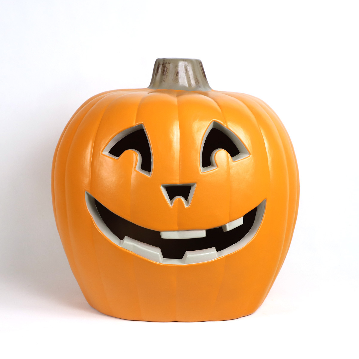 Large artificial carvable plastic PU foam halloween decoration pumpkin face light up pumpkins home decor artificial decorative