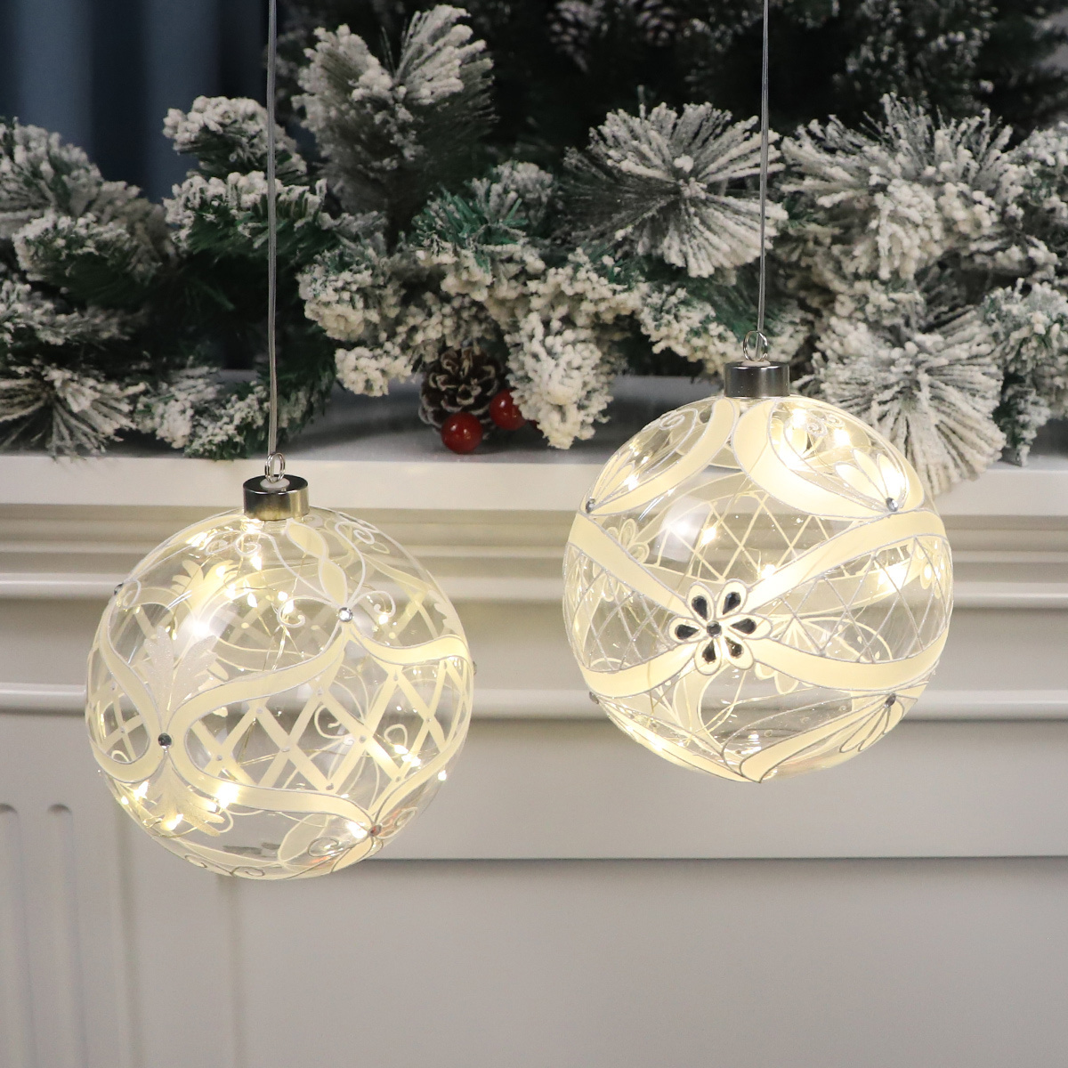 clear white glass ornaments for christmas baubles giant glass balls xmas tree glass baubles