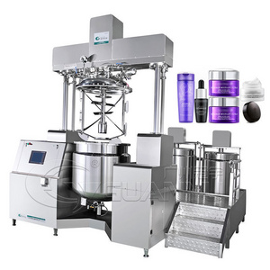 Gmp Standard Skin Bleaching Mixing Vacuum Homogenizer Emulsifying Machine Hair Dye Mixing Vessel Mayonnaise Making Machine