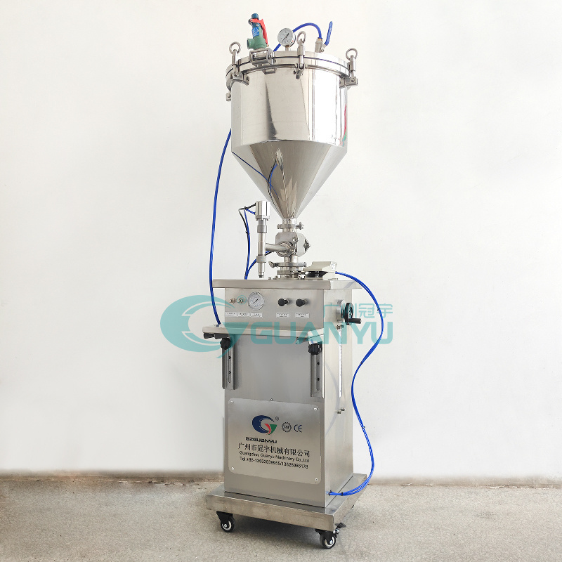 Ce Certificate High Accuracy Semi-Automatic 304 Stainless Steel Filling Machine Paste Cosmetic Cream