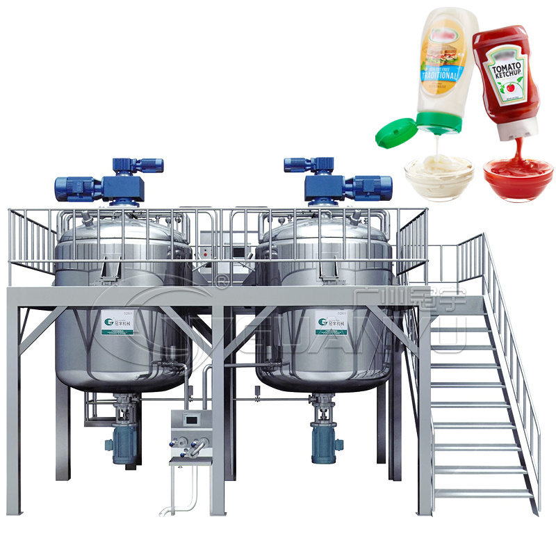 Gy Food Liquid Soap Production Mixer Toothpaste Homongenizing Mixer Mayonnaise Jams Sauce Tomato Paste Processing Making Machine