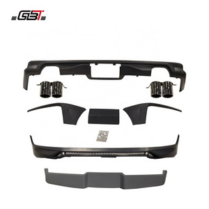 GBT spare parts body kits with front rear bumper plate spoiler and led lamp exhaust pipe for Volkswagen VW T6