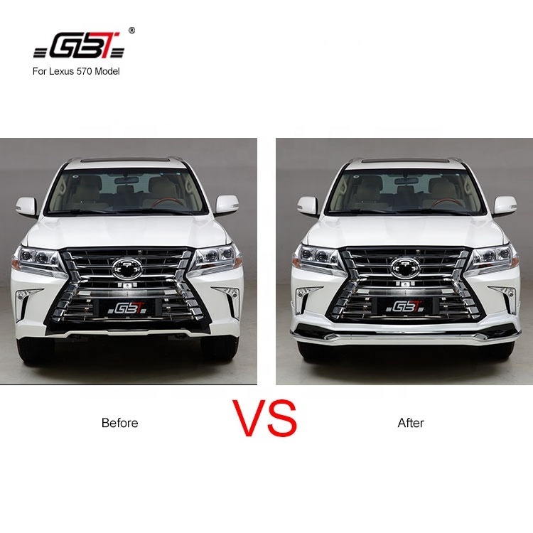 GBT auto car accessories pp material front bumper lip year 2016 For Lexus 570 lx570 M Model