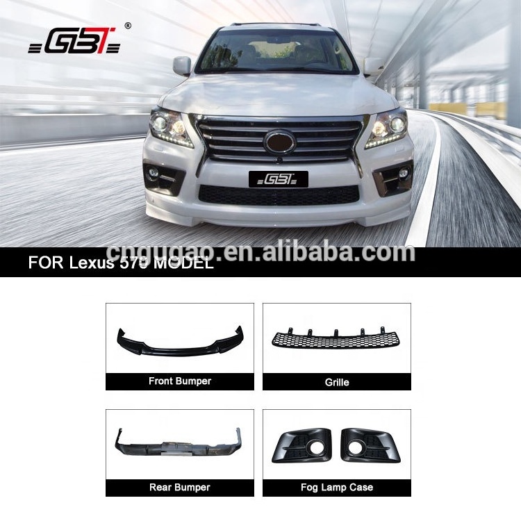 GBT Sport Small Body Kit LX570 Bumper Lips Spoiler  Body Kits For 2008-2015 Lexus Lx570 Model Exterior Upgrade