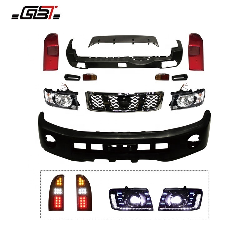 GBT Factory Patrol Safari Facelift Body Kit For 2002-2016 Nissan Patrol Y61 Safari Mode V-Teach Car Exterior Accessories