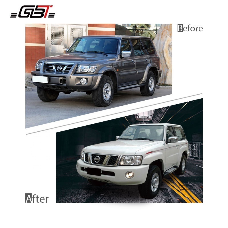 GBT Factory Patrol Safari Facelift Body Kit For 2002-2016 Nissan Patrol Y61 Safari Mode V-Teach Car Exterior Accessories