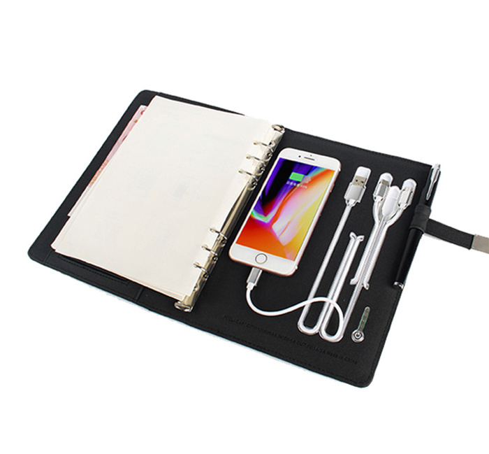 Power bank notebook Print Logo Supplies Wireless Charger  Power bank Notebook