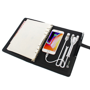 Power bank notebook Print Logo Supplies Wireless Charger  Power bank Notebook