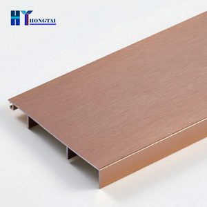 Aluminum Metal skirting led skirting light decoration baseboard skirting for hotel