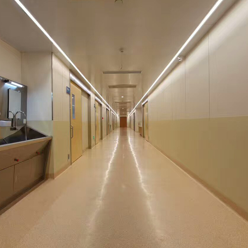 OEM vinyl environmental friendly wall covering sheet Plastic wall panel for hospital