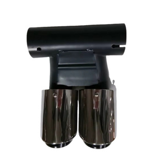 Factory direct sales high-quality Black plated 304Stainless Steel Exhaust tip for Porsche