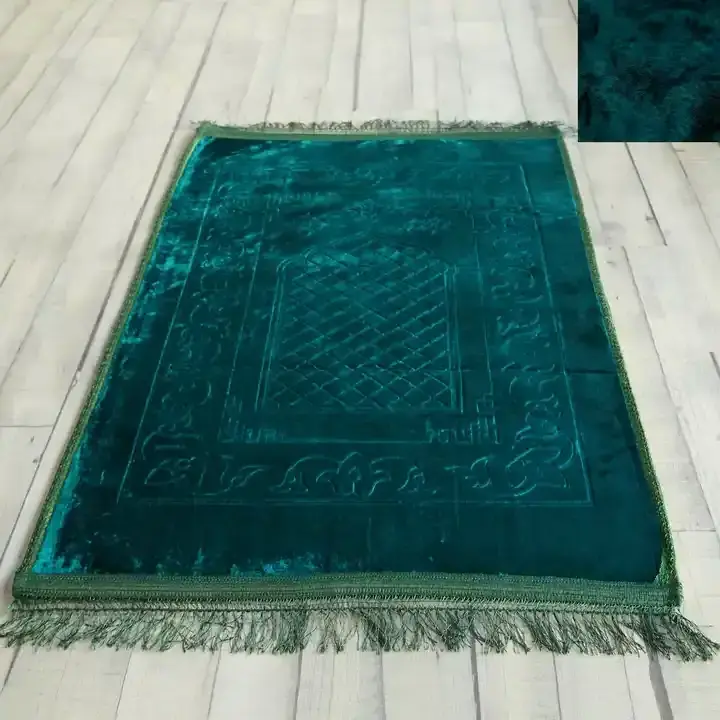 Turkish Muslim Pilgrimage Blanket Prayer Rug 3D Printing Prayer Rugs Carpet Muslim Prayer Mat with Tassel