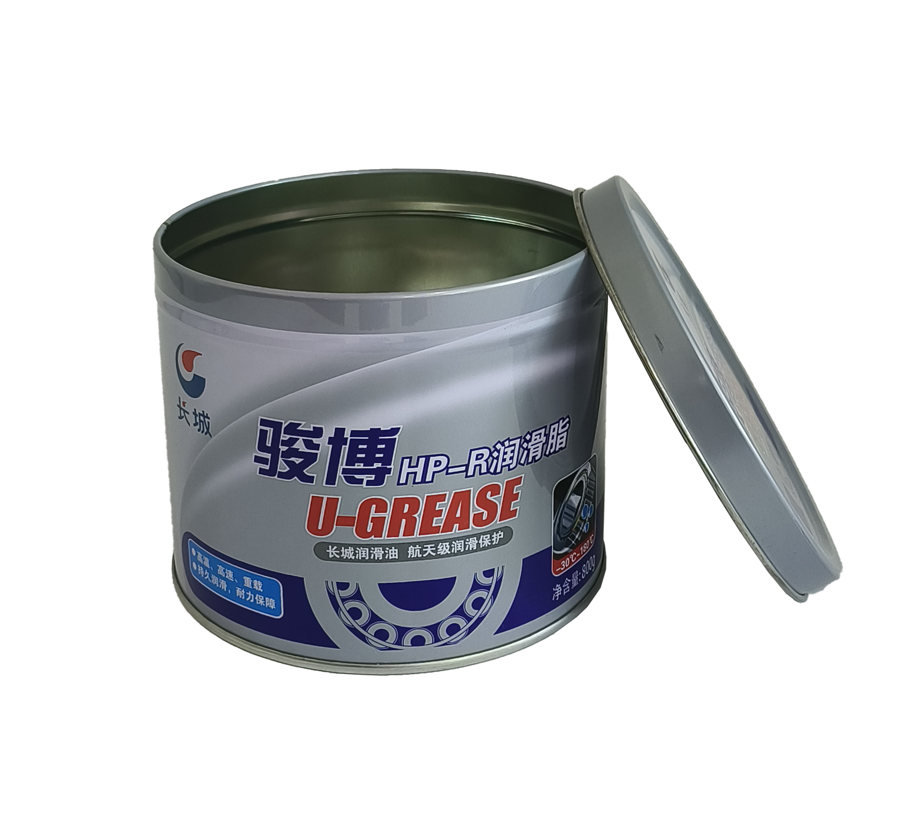 0.8kg\800g Lubricating grease tin can metal barrel with can lid