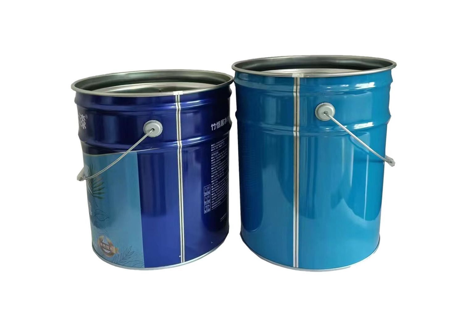 5 US gallon round large opening paint iron drum metal pail for water-based paint